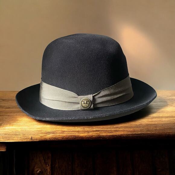 Goorin Bros. Dark Brown Wool Bowler Derby Hat Size Small USA WPL 5923 Vintage - Picture 1 of 10